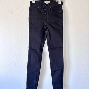 NWT Madewell 9” Mid-Rise Skinny Black Size 24